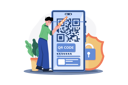 پیش‌نمایش فایل man-scan-product-qr-code-9381450 از پک خرید آنلاین