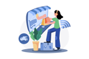 پیش‌نمایش فایل online-order-service-9381444 از پک خرید آنلاین