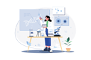 پیش‌نمایش فایل biostatistician-doing-research-on-genetics-9561994 از پک تحلیلگر داده