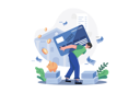 پیش‌نمایش فایل man-under-debt-from-the-bank-9619338 از پک عملیات وام‌دهی
