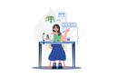 پیش‌نمایش فایل blogger-woman-trying-food-and-making-review-9619428 از پک غذا و نوشیدنی