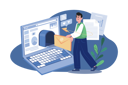 پیش‌نمایش فایل male-employee-sending-marketing-mail-9747886 از پک بازاریابی دیجیتال