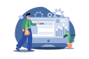پیش‌نمایش فایل man-checking-advertisement-9747887 از پک بازاریابی دیجیتال