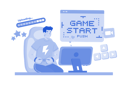 پیش‌نمایش فایل a-video-game-streamer-plays-video-games-live-for-their-followers-9941352 از پک تولیدکننده ویدئو
