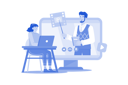 پیش‌نمایش فایل an-instructional-designer-creates-training-videos-for-a-company-9941363 از پک تولیدکننده ویدئو