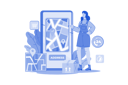 پیش‌نمایش فایل a-girl-tracking-parcel-using-track-id-10056886 از پک خرید آنلاین