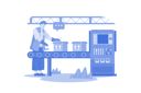 پیش‌نمایش فایل male-workers-packing-milk-package-in-manufacturing-unit-10062790 از پک اتوماسیون تولید