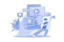 پیش‌نمایش فایل boy-doing-video-marketing-10070538 از پک بازاریابی دیجیتال