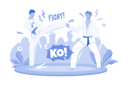 پیش‌نمایش فایل boys-doing-karate-training-10115421 از پک فعالیت ورزشی
