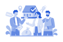 پیش‌نمایش فایل broker-helping-the-couple-to-choose-a-home-for-rent-10137791 از پک اجاره خانه آنلاین