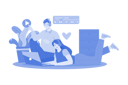 پیش‌نمایش فایل couple-listening-podcast-show-10283400 از پک پادکست زنده