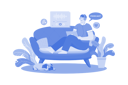 پیش‌نمایش فایل man-listening-to-the-podcast-while-sitting-on-a-couch-10283412 از پک پادکست زنده