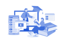 پیش‌نمایش فایل digital-education-10406509 از پک آموزش آنلاین