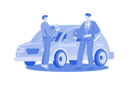 پیش‌نمایش فایل showroom-manager-giving-new-car-key-to-the-buyer-10406612 از پک نمایشگاه خودرو
