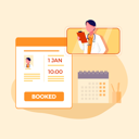 پیش‌نمایش فایل concept-of-booked-online-medical-appointment-1917520 از پک تکنولوژی