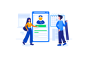 پیش‌نمایش فایل book-appointment-of-doctor-online-using-smartphone-1946840 از پک اپلیکیشن وب و موبایل