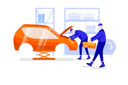 پیش‌نمایش فایل car-repair-in-garage-by-worker-1946922 از پک گاراژ خودرو
