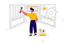 پیش‌نمایش فایل concept-of-technician-repairing-and-maintenance-2112389 از پک کسب و کار