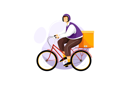 پیش‌نمایش فایل delivery-guy-deliver-the-parcel-on-cycle-2162021 از پک تحویل