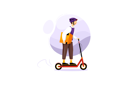 پیش‌نمایش فایل delivery-on-scooter-2162016 از پک تحویل