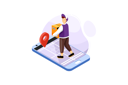 پیش‌نمایش فایل delivery-person-following-address-route-in-maps-in-smartphone-for-delivering-the-parcel-2162014 از پک تحویل