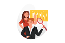 پیش‌نمایش فایل businessman-and-manager-measure-data-indicators-and-report-2357772 از پک کسب و کار