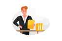 پیش‌نمایش فایل businessman-checking-work-details-from-folder-2357770 از پک کسب و کار