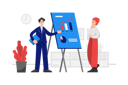 پیش‌نمایش فایل boss-giving-presentation-to-employee-2511581 از پک کسب و کار
