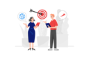 پیش‌نمایش فایل employee-holding-tablets-discussing-the-goals-of-the-marketing-campaign-2511582 از پک کسب و کار
