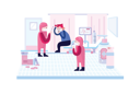 پیش‌نمایش فایل doctors-wearing-ppe-kit-and-checking-coronavirus-patient-2511617 از پک ویروس کرونا