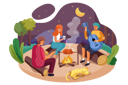 پیش‌نمایش فایل campfire-2644724 از پک جشن