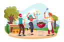 پیش‌نمایش فایل family-enjoying-barbecue-party-2644732 از پک جشن