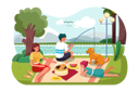 پیش‌نمایش فایل family-going-for-picnic-2644729 از پک جشن