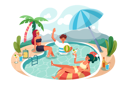 پیش‌نمایش فایل swimming-pool-party-2644727 از پک جشن