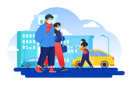 پیش‌نمایش فایل people-wearing-mask-and-walking-on-street-2644843 از پک عادی جدید
