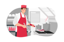 پیش‌نمایش فایل chef-cooking-in-kitchen-2923037 از پک مشاغل