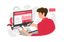 پیش‌نمایش فایل male-graphic-designer-working-on-computer-2923036 از پک مشاغل