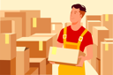 پیش‌نمایش فایل delivery-guy-arranging-parcel-2933406 از پک حرفه