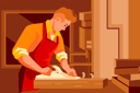 پیش‌نمایش فایل male-carpenter-2933398 از پک حرفه