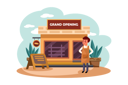 پیش‌نمایش فایل shop-owner-doing-grand-opening-of-his-shop-2985932 از پک خرید