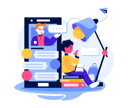 پیش‌نمایش فایل student-attending-online-class-3032718 از پک جلسه دیجیتال