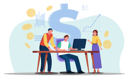 پیش‌نمایش فایل business-partners-analyzing-business-growth-3120381 از پک کسب و کار