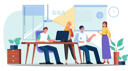 پیش‌نمایش فایل female-employee-giving-presentation-3120379 از پک کسب و کار
