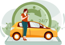 پیش‌نمایش فایل 24-hours-cab-service-3217525 از پک خدمات تاکسی آنلاین