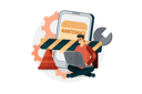 پیش‌نمایش فایل banking-application-under-maintenance-3322943 از پک اپلیکیشن بانکداری