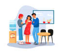 پیش‌نمایش فایل employees-enjoying-break-time-3474719 از پک کسب و کار