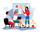 پیش‌نمایش فایل freelancers-working-on-business-idea-3474717 از پک کسب و کار