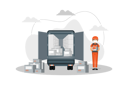 پیش‌نمایش فایل courier-service-3611265 از پک فروش اینترنتی