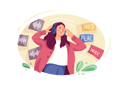 پیش‌نمایش فایل girl-listening-music-3949715 از پک پادکست