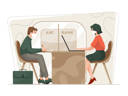 پیش‌نمایش فایل bank-employee-working-in-bank-4029781 از پک زندگی در دوران کرونا
